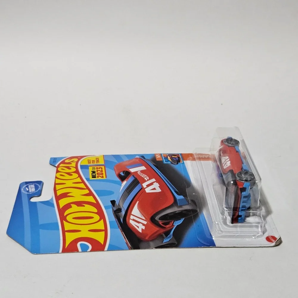Hot Wheels Rollin Solo Red Blue HW Track Champs 133/250 2023 HKK41-N9C0K